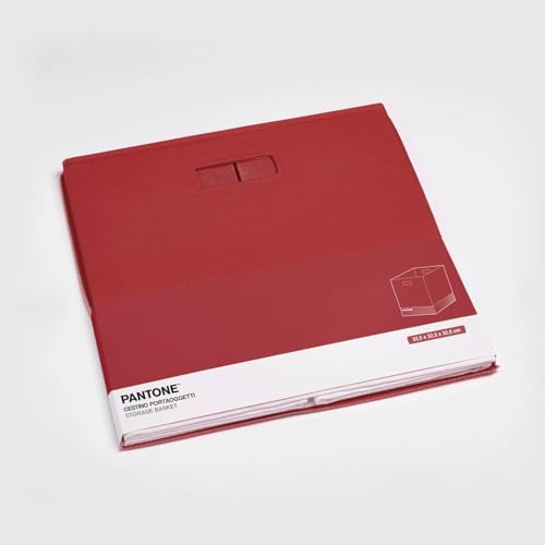 SWEET HOME PANTONE™ Boîte de rangement multifonction pour cube de rangement de jeux enfants et organisateur de rangement pliable pour bibliothèques, panier de jeux enfants 32,5 x 32,5 x 32,5 cm – Image 3
