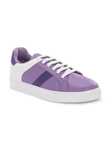 Image of Centrino Women's Casual Shoes | Colorblock Sneakers with Ultra Soft Cushion Lace-Up Shoes All-Day Comfort | Trendy & Lightweight Design | Low Top Flat Sole (7604)