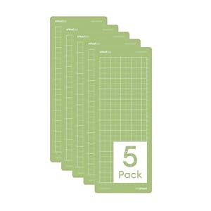 Cricut Paquete de alfombrillas de corte StandardGrip (5 unidades, 4.5 x 12 pulgadas) – para máquina Joy