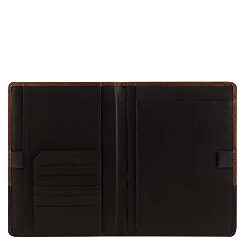 Franklincovey - Logan Cover - Leather - Open Cover For Wirebound Planners (Classic, Chocolate/Espresso) #TOP3