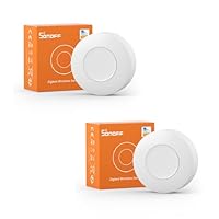 SONOFF Zigbee Mini Interruttore Smart, 2Pcs SNZB-01P Interruttore Touch Luce, Pulsante di Controllo Multifunzionale a 3 Vie per Dispositivi Domestici Intelligenti, Compatibile con Alexa, IFTTT