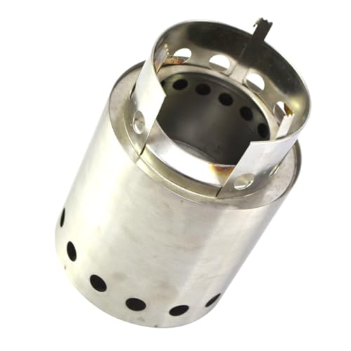 BESPORTBLE Estufa de Alcohol Portátil Inoxidable para Camping Mini Hornillo para Actividades para Cocinar Excursiones y Picnics