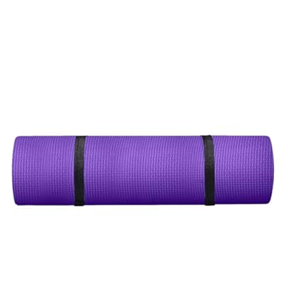 Yoga Mat Thick,2025 New Upgrade 1/5 Thick Anti-Tear Non Slip High Density Exercise Yoga Mat with Carrying Strap,Black Yoga Mat for Floor,Workouts,Gym,Fitness,Home Yoga,Stretching,Pilates