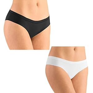 OVISSA Women’s Seamless Panties Cotton Ladies Casual Underwear Mid Rise Basic Bikini Stretchy Briefs Lingerie Soft Leg Opening Pants Knickers Multipack S-XL