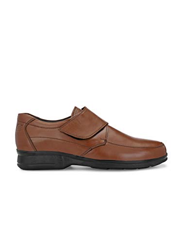 Image of Eego Italy Men's Genuine Leather Plus Size Formal Fastening Slip On Shoes