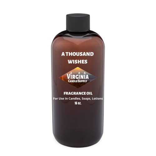A Thousand Wishes Type Fragrance Oil (Our Version of The Brand Name) (16 oz Bottle) for Candle Making Soap Making Tart Making Room Sprays Lotions Car Fresheners Slime Bath Bombs Warmers