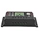 PWM Solarladeregler, 12V/24V 10A/20A/30A Dual USB Port Intelligenter Solarpanel-Laderegler Regler(20A)
