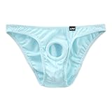 [ラポーム・オム] La-Pomme Homme パワーリング内蔵 フルバック ビキニ メンズ 日本製(TU-ターコイズ、M)