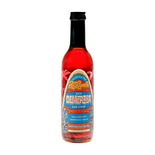 BG Reynolds Natural Tiki Cocktail Cane Syrup, Rich Demerara, 375 ml