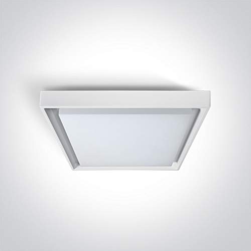 Plafon LED superficie ONE LIGHT 67384A/W/W blanco 30w 3000K IP54
