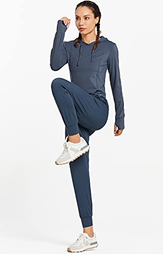 Image of Libin Women's Joggers Pants Athletic Casual Sweatpants Petite /Regular /Tall | Running, Workout, Gym, Yoga, Lounge, Travel, Golf Clothes with Pockets, 4 way stretch, Tapered, Dance Trousers
