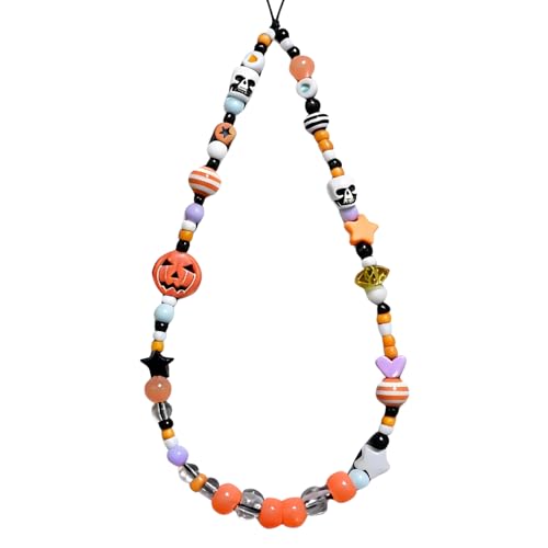 Image of Cute Beaded Camera Wrist Strap for Phone, Digital Camera Charm Lanyard, Pearl Beaded Chain for Bag Keychain Gift