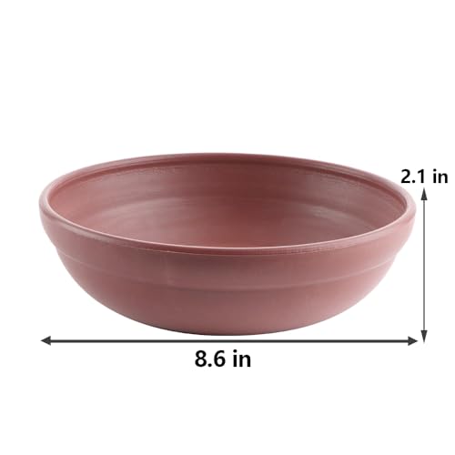 Image of DQITJ 4 Pack Bird Nest Bowl Plastic Racing Pigeon Breeding Hatching Nest Box Egg Basin Pigeon Nest Bowl for Doves Pigeon Quail Bird (Dia: 8.6 inch)