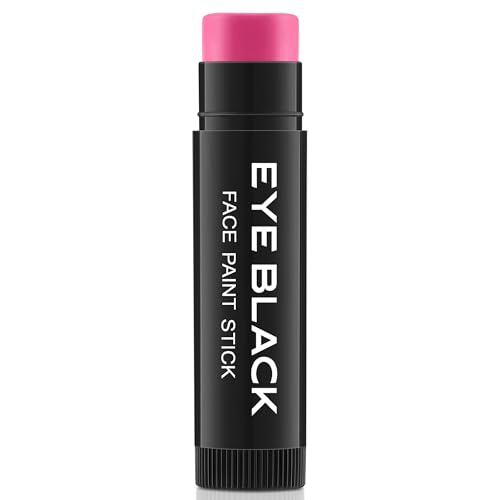 CCbeauty Hot Pink Eye Black Stick for Multi Sports Anti-Glare EyeBlack For Baseball Football Softball Lacrosse Water-Proof Eye Black Grease Paint For Athletes & fans Pink Accessories