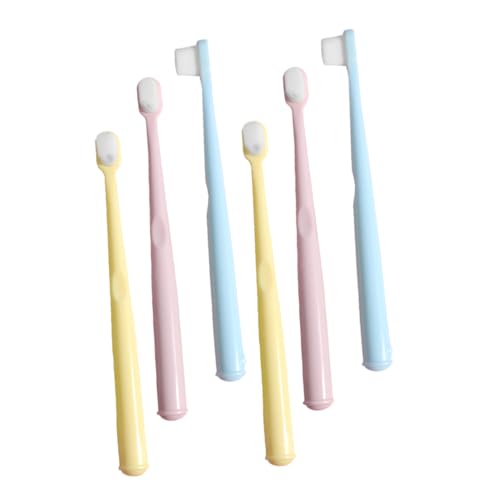 NIYANGLE 6 Piezas Cepillo De Dientes Para Cepillo Dientes Cepillo De Dientes Tamaño Viaje Cepillos De Dientes Manuales Para Cepillo De Dientes Suave Para Páginas