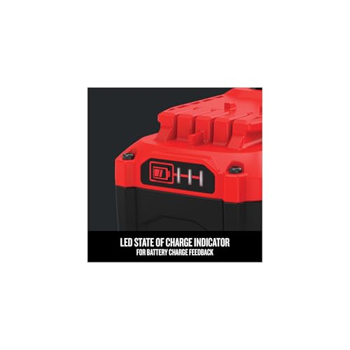 CRAFTSMAN 20-Volt Power Tool Battery 2-Pack, Lithium-ion with Charger (CMCB204-2CK)