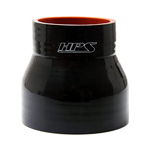 Durite silicone 4 plis renforcés haute température noire pour réduction de diamètre d'air