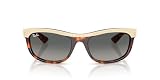 Ray-Ban (レイバン) サングラス 0RB2489 HAVANA GRADIENT GREY 62mm BALORAMA BEIGE ON (グレー/ベージュ) 14437162