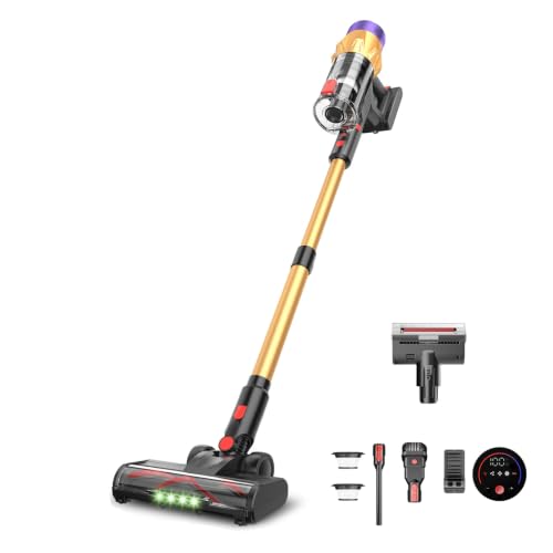 Genérico Aspiradora Ozitohome Hypersonics Pro, Aspirado-ra Ozitohome con Pantalla Táctil, Aspira-Dora De Palo Inalámbrico, Soporte De Pared, Aspiradora Potente (Includes Mite Removal)