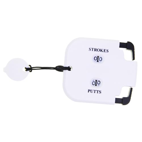 mioosho Golfs Score Counter 2 Player Strokes Counter Clickers Golfs Shot Count Strokes Putt Score Counter Golfs Score Indicators