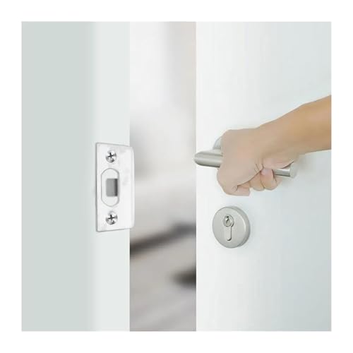 Pestillo ajustable para puerta con placa de acero inoxidable, pack de 4 unidades 3
