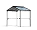 Produktbild Canopia by Palram Pavillon wasserdicht Austin 2400 Gartenpavillon stabil und Winterfest 2.4x1.8 m Alu Schwarz