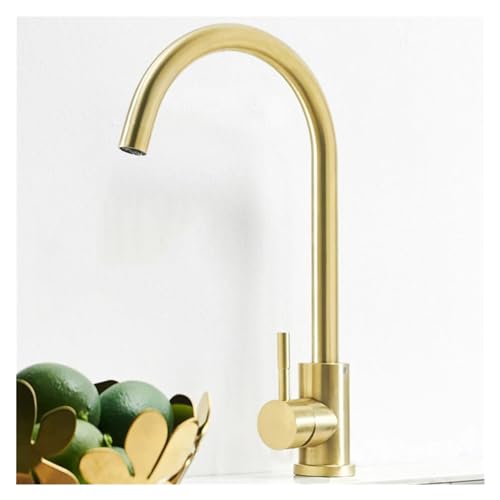 Robinet de cuisine en acier inoxydable brossé durable et chic - 3