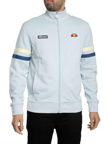 Image of Ellesse Men's Roma Track Jacket, Light Blue/Blue, XL