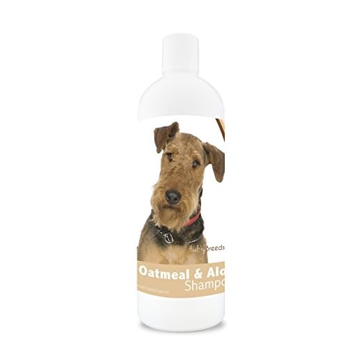 Healthy Breeds Airedale Terrier Oatmeal Shampoo with Aloe 16 oz
