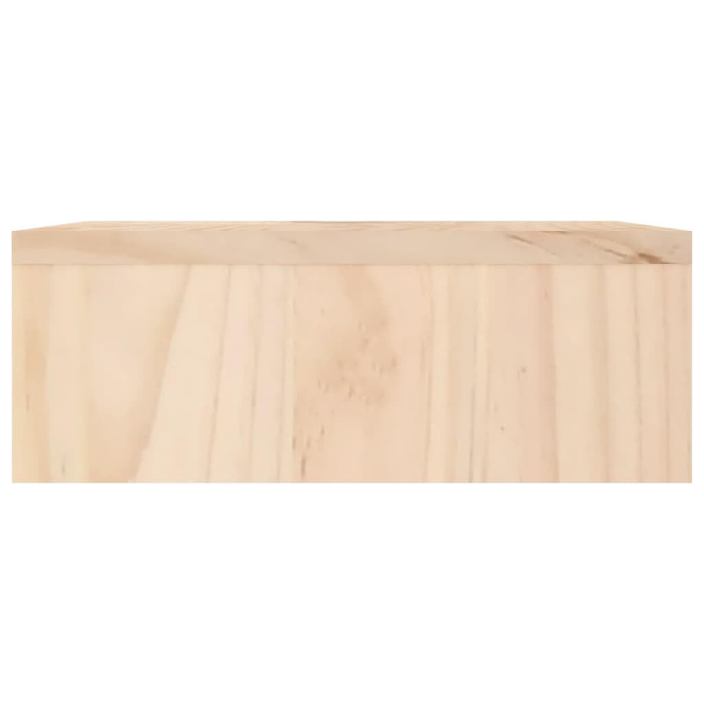 Supporto per monitor in legno di pino massiccio, 100 x 27 x 10 cm, supporto da scrivania per computer portatile, supporto per schermo e ripiano per tastiera, organizer per ufficio, casa, gaming
