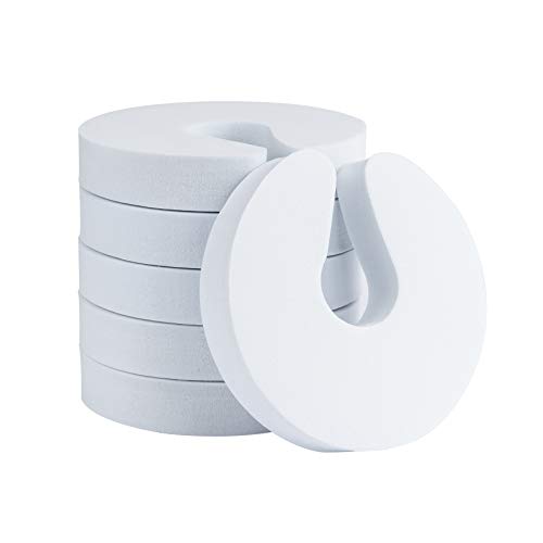 KEROOS® Türstopper für Kinder und Haustiere, Schaumstoff, weiß,[6er Pack], Türsicherung Baby, Kindersicherung für Tür und Fenster, Klemmschutz für Türen, zum Schutz der von Kinderhänden und Haustieren Cover