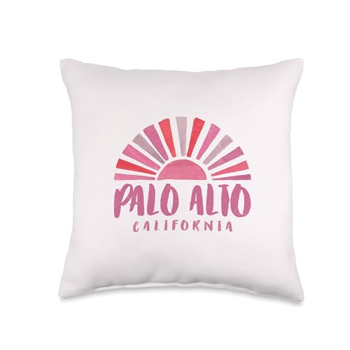 Palo Alto California Sunrise - Palo Alto CA Throw Pillow