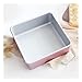 DSWHM Pan Horneado Cacerola De 8 Pulgadas Pan Cuadrado Pan Bizcocho Horneado Cacerola Molde De Pastelería Nón