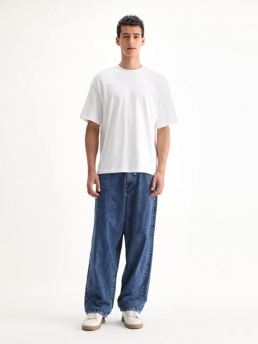 Image of Rare Rabbit Baggy Plain Jeans