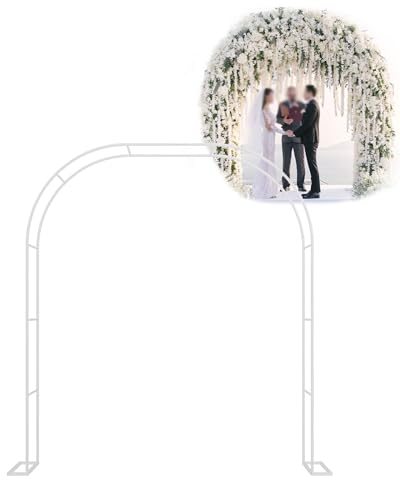 Arche de jardin de mariage en acier pour stabiliser durablement vos fleurs grimpantes