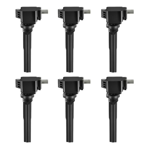 Image of BDFHYK Ignition Coil Pack Set of 6 Compatible with Lincoln 2018-2021 Navigator 2017-2021 F-150 2018-2021 Expedition 2017-2021 GT 3.5L V6 Replacement for UF826 DG585