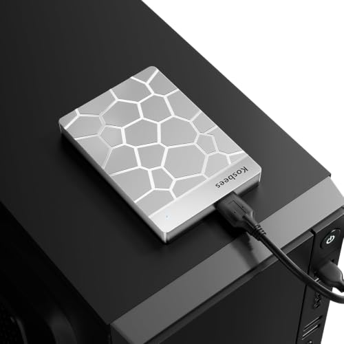 Image of 500 GB External Hard Drives,Portable Hard Drive for Windows,Ultra Slim External HDD Store Compatible with PC, MAC,Laptop,PS4, Xbox one, Xbox 360;Plug and Play Ready