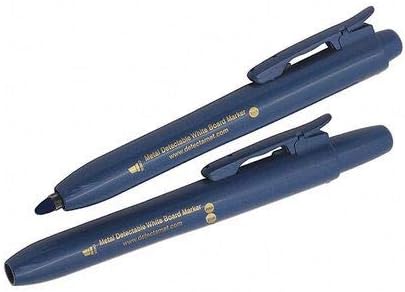 Detectable Dry Erase Marker Set, Round Barrel, PK10
