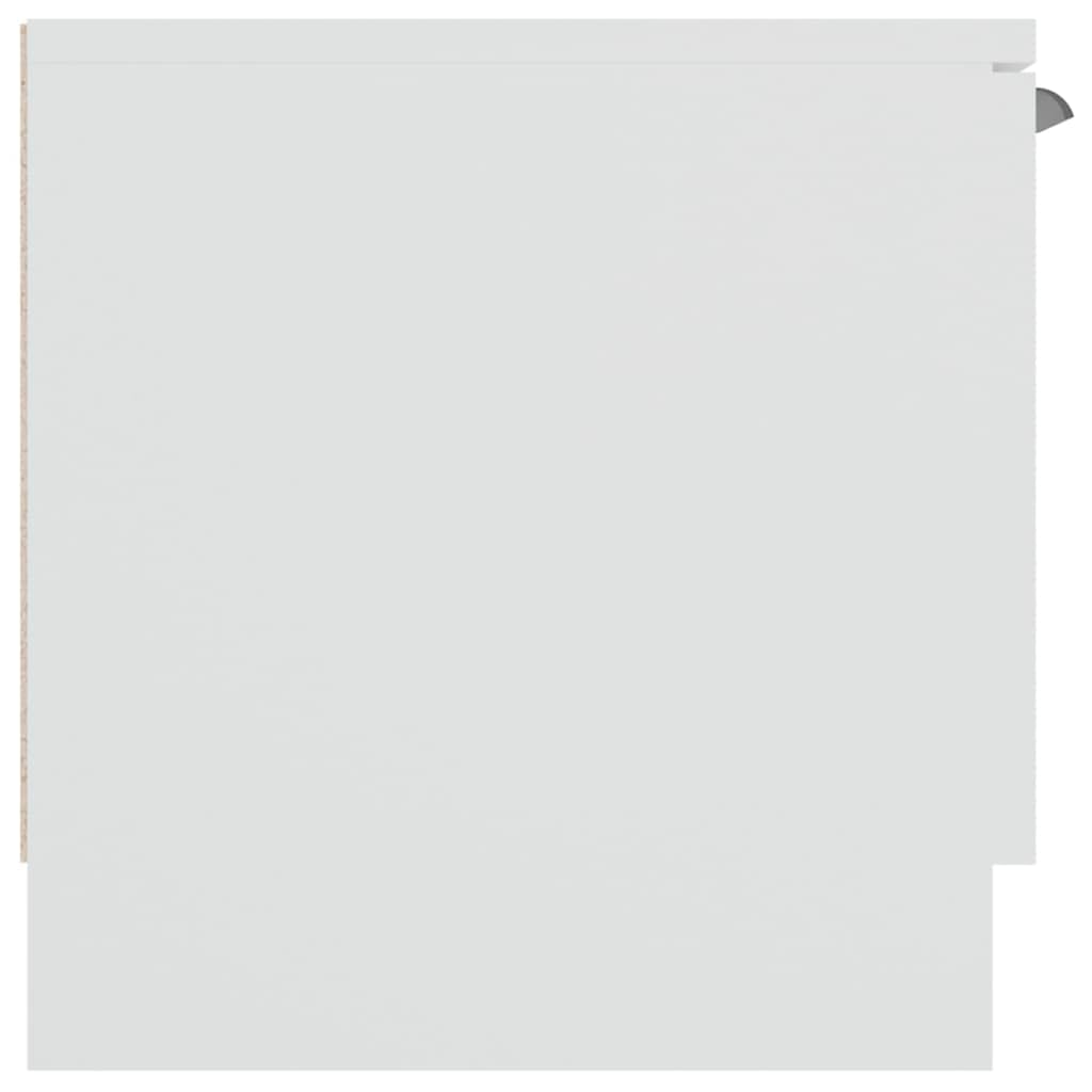 vidaXL Mobile Porta TV Bianco 102x35x36,5 cm in Legno Multistrato