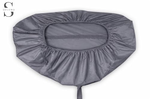Image of SELENO AC Service Cleaning Washing Cover for 1 Ton & 1.5 Ton Split AC Indoor Unit | Easy Fit for Home & Professional Use (100% Waterproof) (Grey)