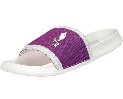 Le Coq Sportif Slide EFR OLY mar, Zapatillas Unisex Adulto, Nautical b./Poinsettia/marshm:, 45 EU