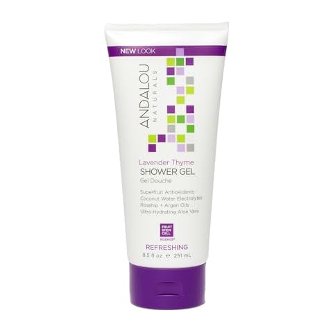 Andalou Naturals Lavender Thyme Shower Gel, 8.5 oz Cover