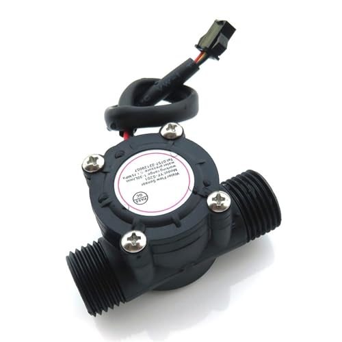 Sensor de flujo de agua Hall con control automático y alta precisión para tuberías de 1/2" 3