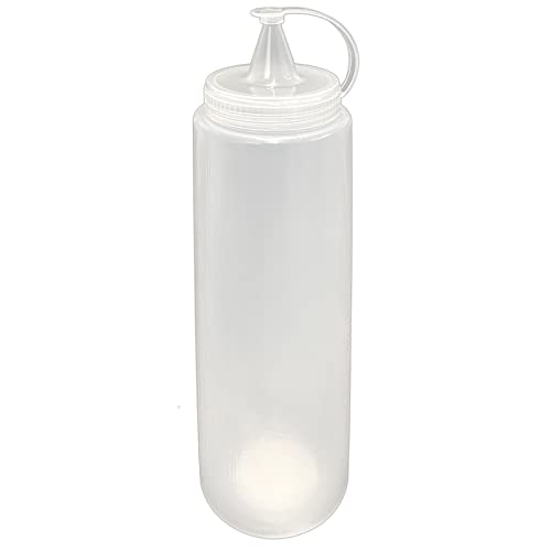 HAC24 Soßenspender Kunststoff 700 ml Ketchup Senf Mayo Quetschflasche Dosierflasche Soßenflasche Saucenspender