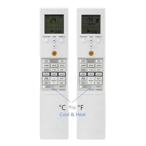 Télécommande AR-REM5E pour climatiseur compatible AR-REB1E AR-REM1U et AR-REF1U