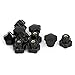 Tool parts M5 x 25mm 0.8mm Pitch Female Thread Plastic Star Head Clamping Knob Black 10pcs