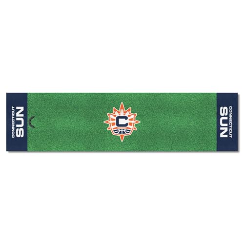 FANMATS 44771 WNBA - Connecticut Sun Putting Green Mat | Green | 18