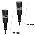 High Performance Universal Toilet Fill Valve Replacement Kit - Quiet and Fast Fill, Super Easy to Install (2-Pack)