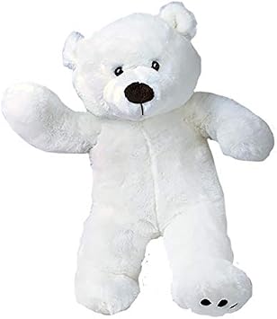 Cuddly Soft 16 inch Stuffed White Polar Bear...We Stuff 'em...You Love 'em!