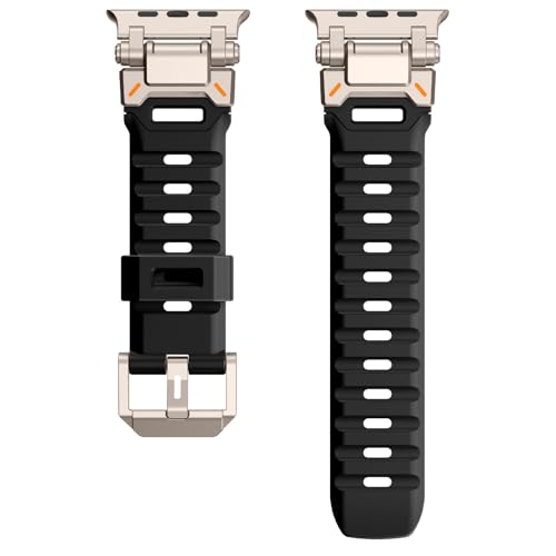 Bande de montre en caoutchouc contre la transpiration S10 45mm 44mm